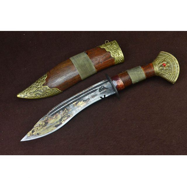 尼泊尔纯手工阿拉丁民族刀